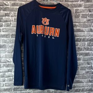 Champion‎ Navy Auburn Tigers Long Sleeve Shirt